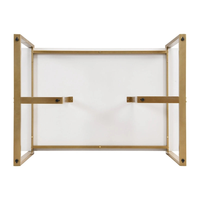 Ensemble de salle à manger rectangulaire moderne Carter avec table en faux marbre et six chaises rembourrées