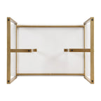 Ensemble de salle à manger rectangulaire moderne Carter avec table en faux marbre et six chaises rembourrées