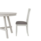 Chaises de salle à manger en bois massif avec assise en tissu de linEnsemble de 2/4/6 chaises de cuisine