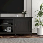 Meuble TV industriel avec 2 armoires de rangement et 4 étagères pour salons, chambres et salles de jeux
