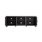Meuble TV industriel avec 2 armoires de rangement et 4 étagères pour salons, chambres et salles de jeux