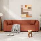 Canapé 3 places incurvé Boucle 87,5 au design sculptural et ergonomique