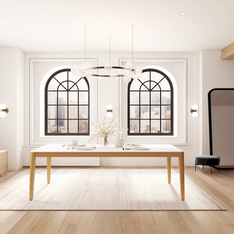 Table à manger d'intérieur en bois Midtown Concept Valse