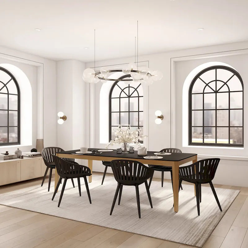 Table à manger d'intérieur en bois Midtown Concept Valse