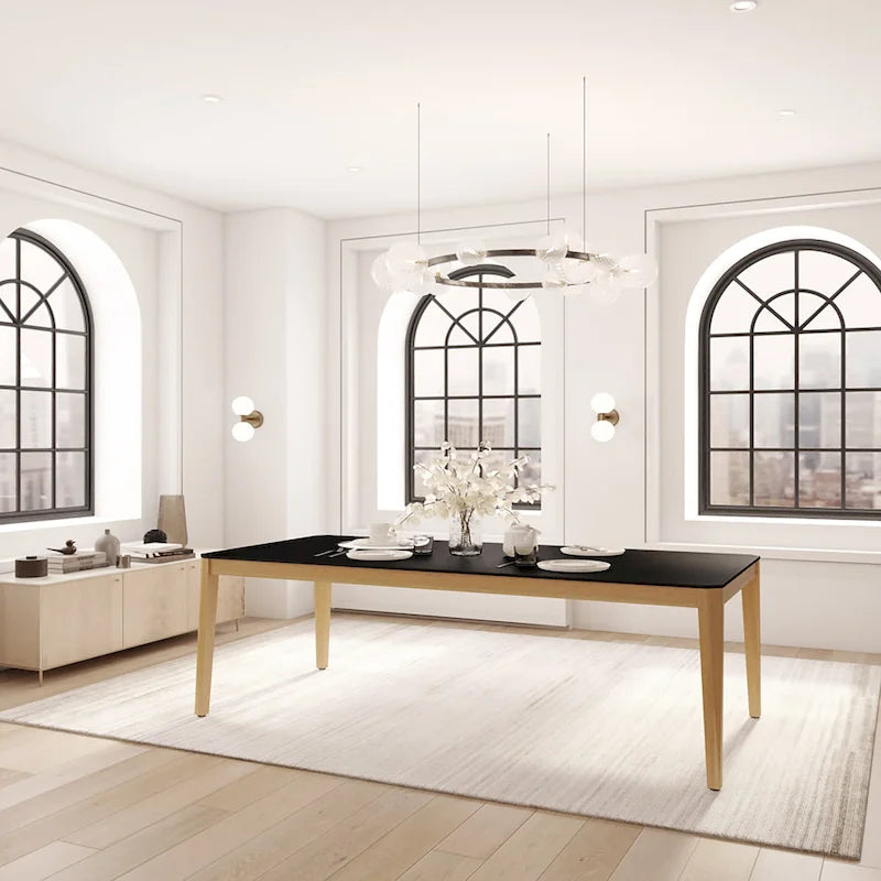 Table à manger d'intérieur en bois Midtown Concept Valse