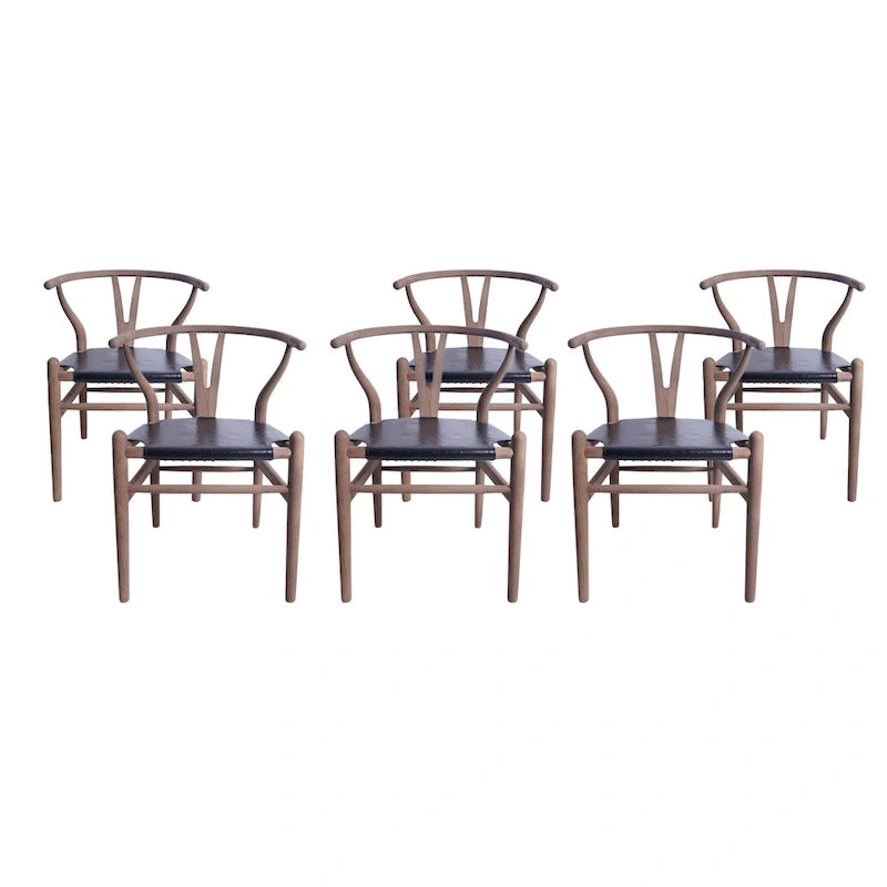 Chaises de salle à manger Gessford en frêne (lot de 6) par