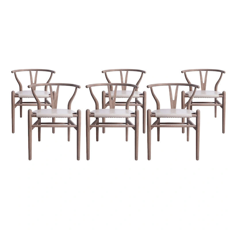 Chaises de salle à manger Gessford en frêne (lot de 6) par