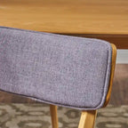 Ensemble de salle à manger rectangulaire 5 pièces en bois Alma Mid-Century par