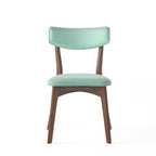 Ensemble de salle à manger rectangulaire 5 pièces en bois Alma Mid-Century par