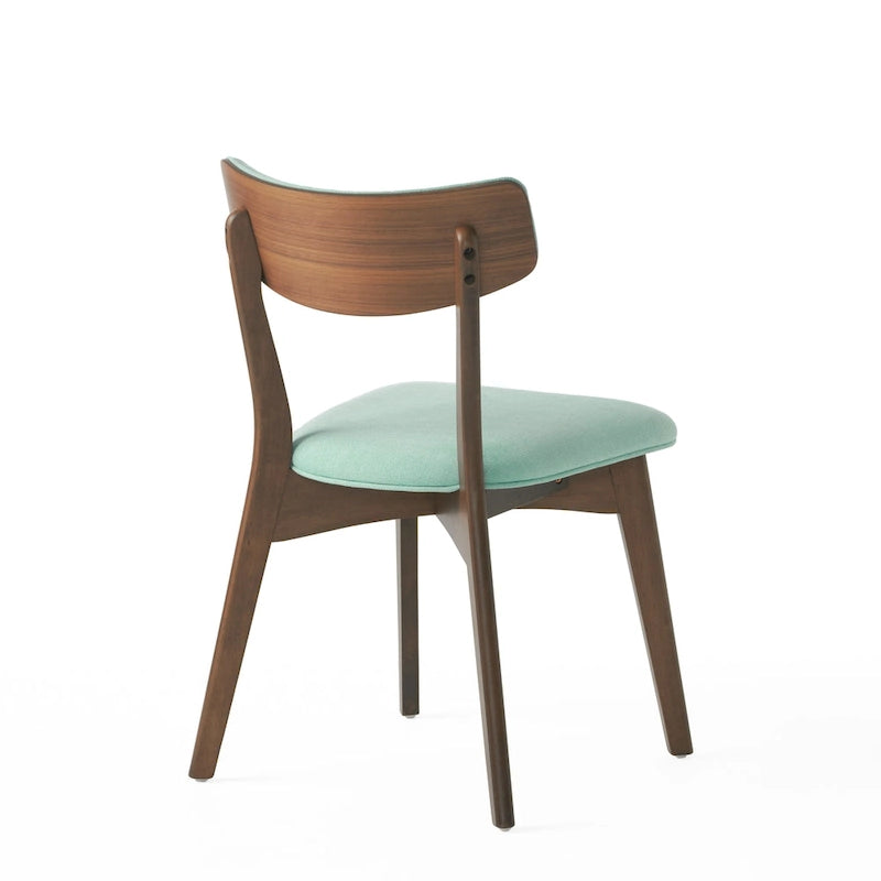 Ensemble de salle à manger rectangulaire 5 pièces en bois Alma Mid-Century par