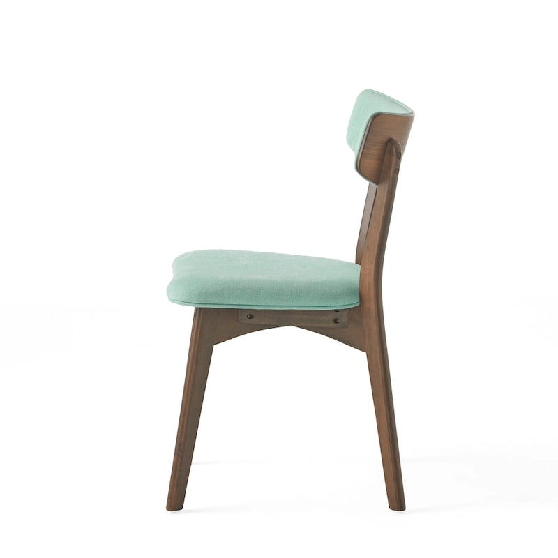 Ensemble de salle à manger rectangulaire 5 pièces en bois Alma Mid-Century par