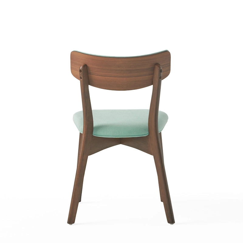 Ensemble de salle à manger rectangulaire 5 pièces en bois Alma Mid-Century par