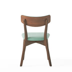 Ensemble de salle à manger rectangulaire 5 pièces en bois Alma Mid-Century par