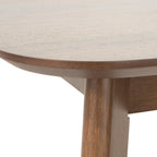 Ensemble de salle à manger rectangulaire 5 pièces en bois Alma Mid-Century par