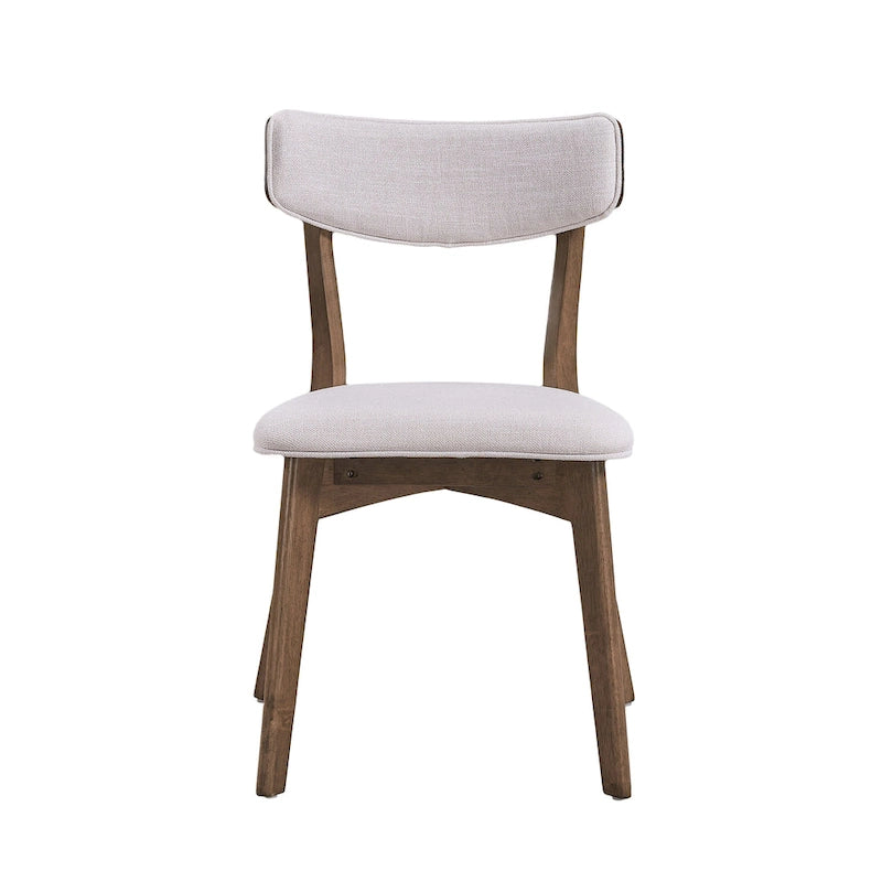 Ensemble de salle à manger rectangulaire 5 pièces en bois Alma Mid-Century par