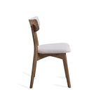 Ensemble de salle à manger rectangulaire 5 pièces en bois Alma Mid-Century par