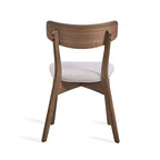 Ensemble de salle à manger rectangulaire 5 pièces en bois Alma Mid-Century par