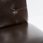 Chaise de salle à manger en cuir reconstitué Taylor Brown (ensemble de 2) par