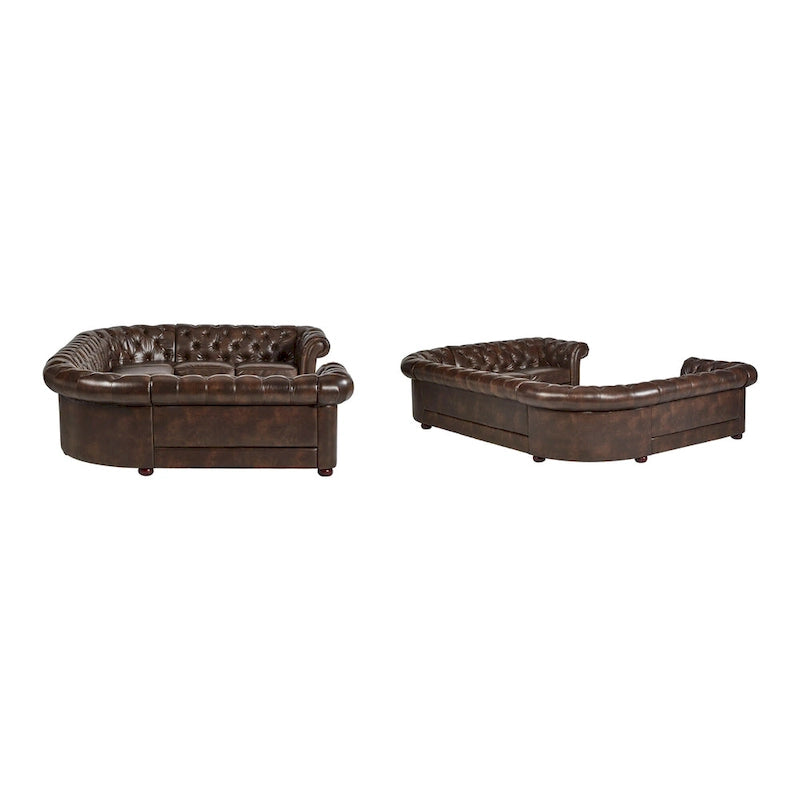 Canapé d'angle Chesterfield 9 places en U Gdansk