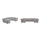 Canapé d'angle Chesterfield 9 places en U Gdansk