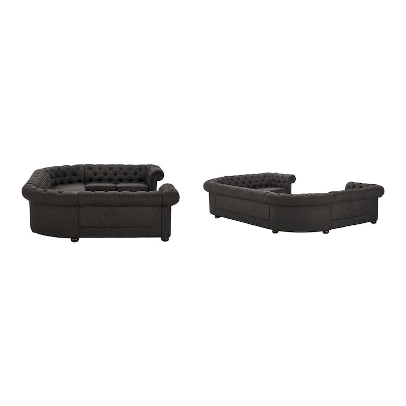 Canapé d'angle Chesterfield 9 places en U Gdansk