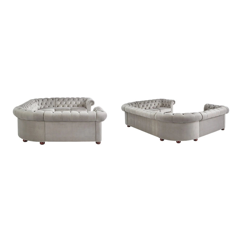 Canapé d'angle Chesterfield 9 places en U Gdansk