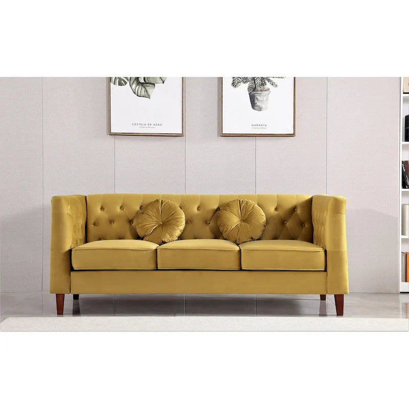 Canapé Chesterfield classique Fancher Kittleson