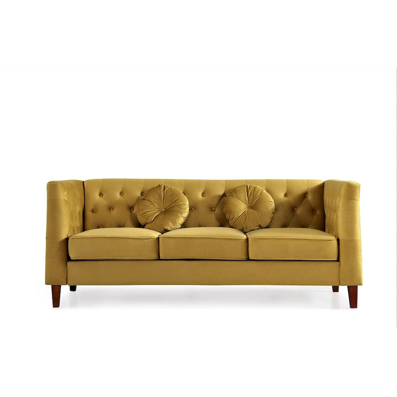 Canapé Chesterfield classique Fancher Kittleson