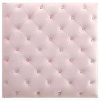 Grand pouf ottoman touffeté Nola Velvet