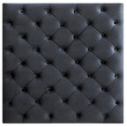 Grand pouf ottoman touffeté Nola Velvet