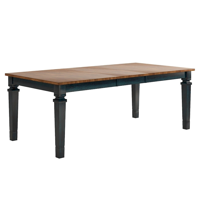 Table à manger extensible en bois massif Elena par