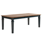 Table à manger extensible en bois massif Elena par