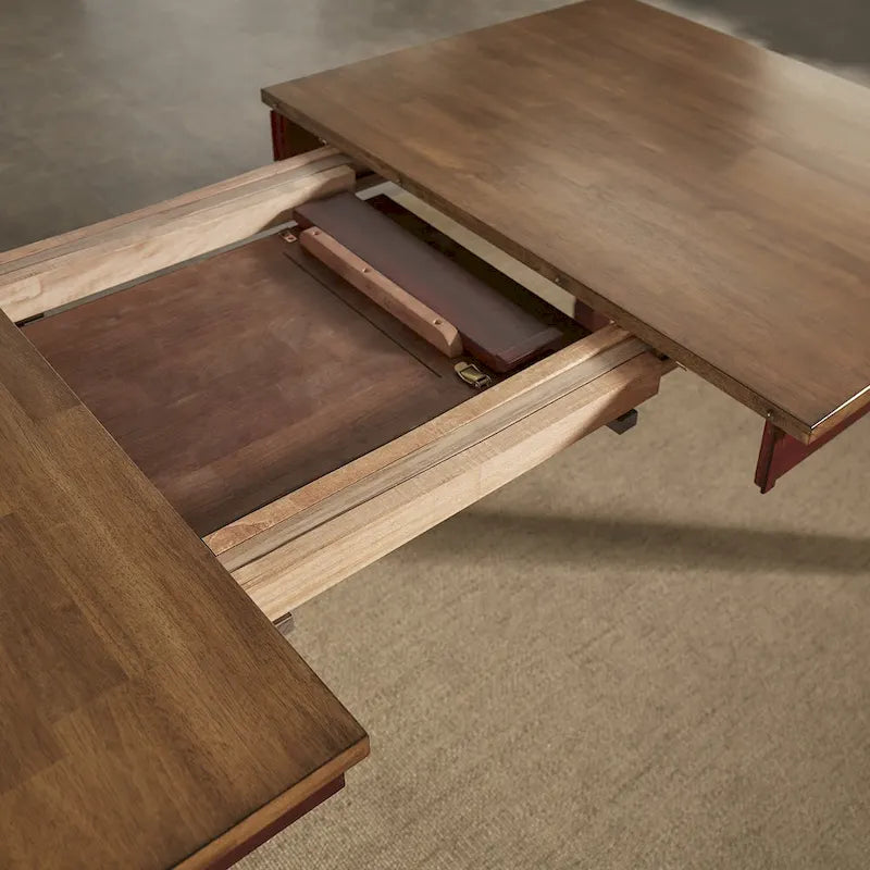 Table à manger extensible en bois massif Elena par