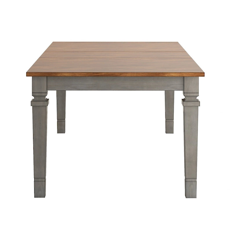 Table à manger extensible en bois massif Elena par