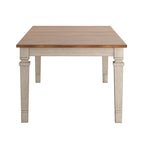 Table à manger extensible en bois massif Elena par
