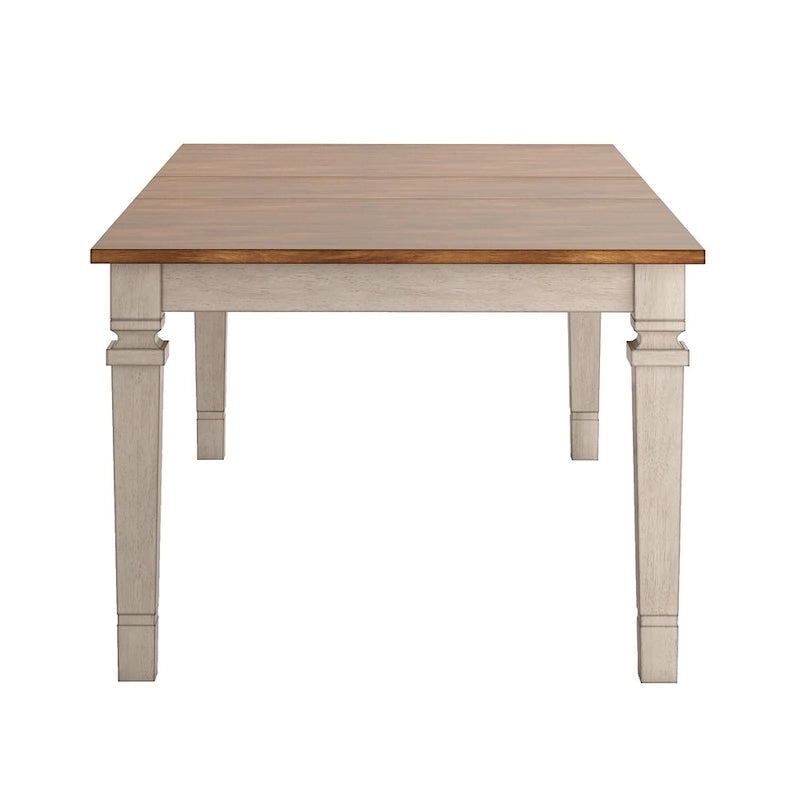 Table à manger extensible en bois massif Elena par