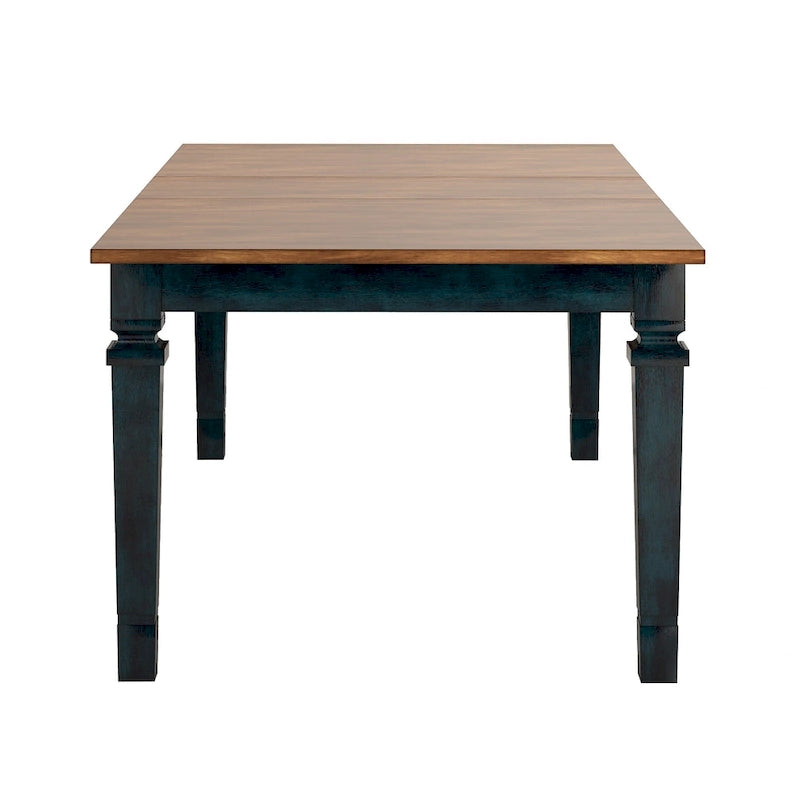 Table à manger extensible en bois massif Elena par