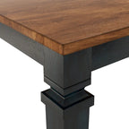 Table à manger extensible en bois massif Elena par