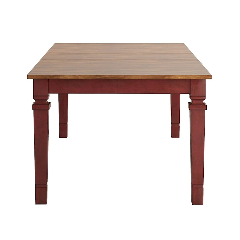 Table à manger extensible en bois massif Elena par