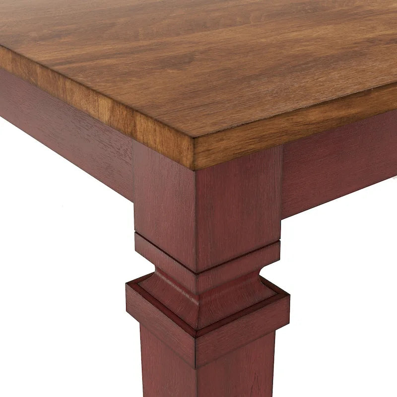 Table à manger extensible en bois massif Elena par