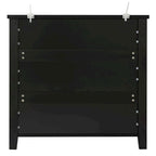 Commode, Armoire de chambre à coucher avec poignées rétro en forme de coquille