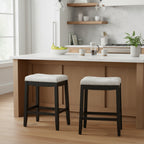 Tabourets de bar rembourrés de 74 cm (Lot de 2)