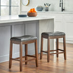 Tabourets de bar rembourrés de 74 cm (Lot de 2)