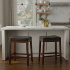 Tabourets de bar rembourrés de 74 cm (Lot de 2)