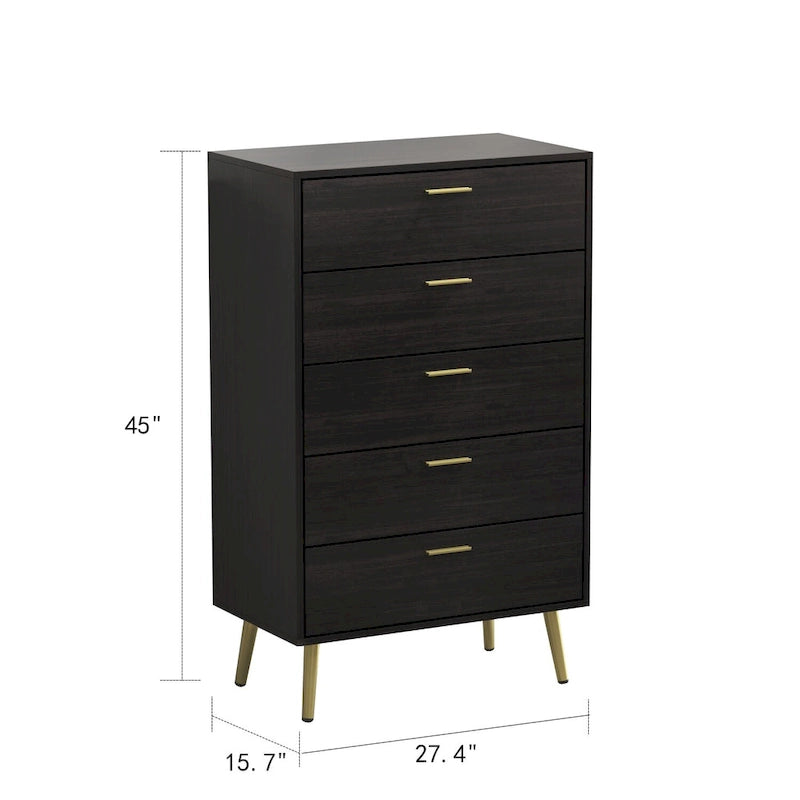 Commode à 5 tiroirs