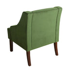 Fauteuil d'appoint Lyric Velvet à accoudoirs incurvés
