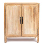 Armoire de rangement 2 portes style Campagne, Meuble d'appoint et de rangement avec étagères pour Salon, Cuisine, Entrée