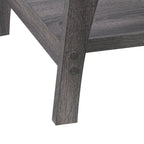 Table basse Hollywood avec étagère, gris foncé