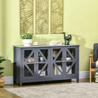 Meuble de cuisine, buffet avec étagère de rangement réglable