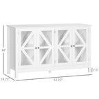 Meuble de cuisine, buffet avec étagère de rangement réglable